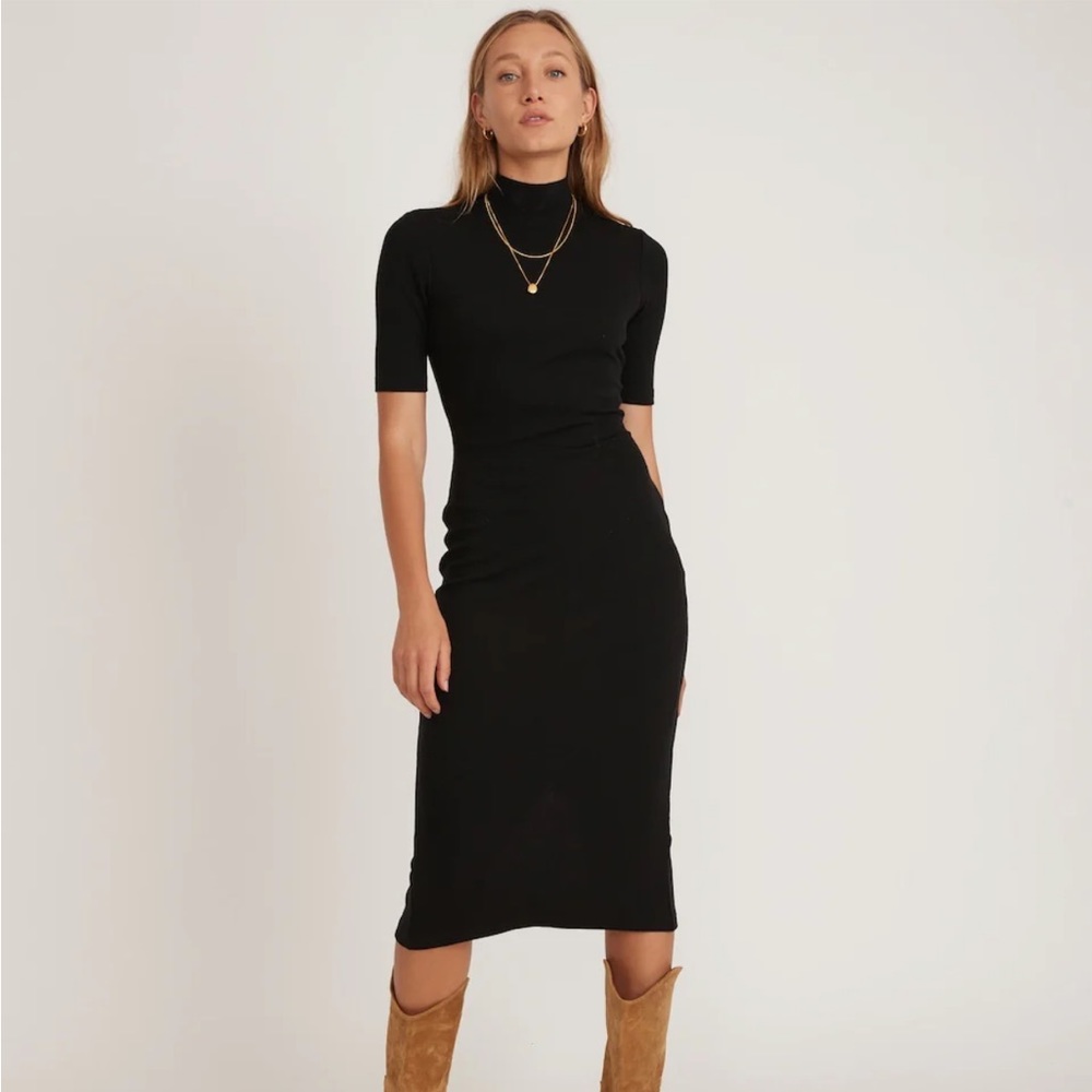 Marine Layer Lexi Ribbed  Midi Dress